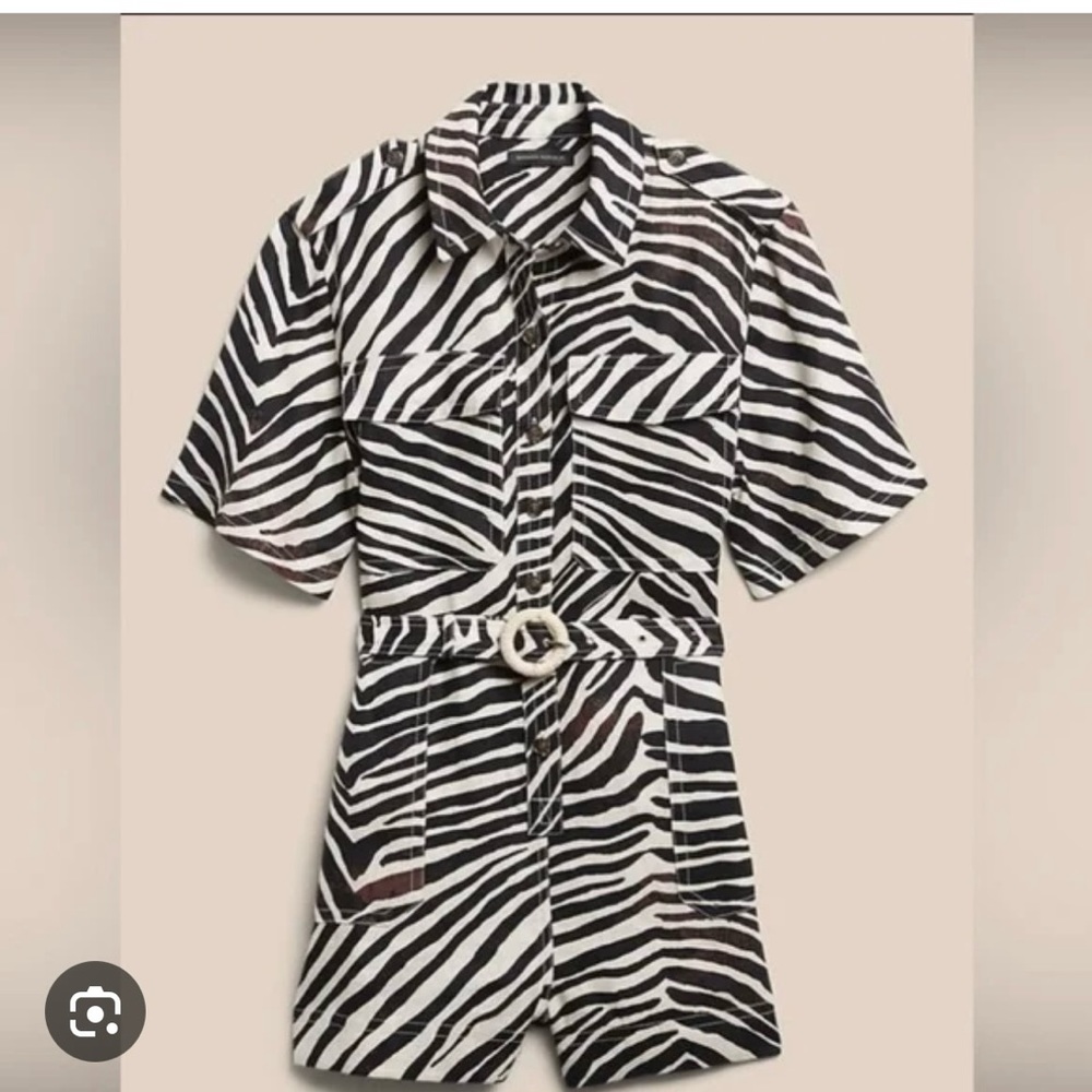 Banana Republic linen romper